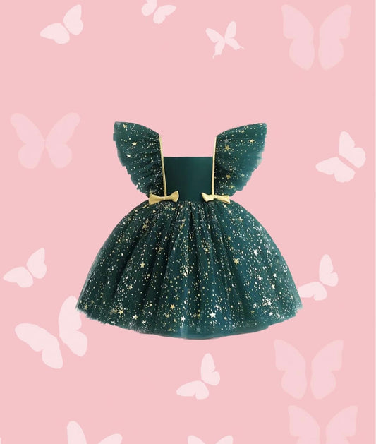 Princess green dress (13b)